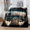 Spaceship  Spacecraft Universe UFO Blanket,Flannel Soft Throw Blanket for Home Bedroom Bed Sofa Picnic Office Hiking Kids Cover