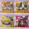 Japanese Anime Wind Breaker Pillow Cushion Cover Pillowcase Living Room Sofa Home Decor