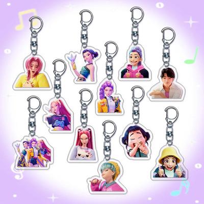 Брелок Охотник на ведьм Акриловый Аниме Подвеска Держатель Яркое Выражение Персонажа Брелок Аксессуар для сумки