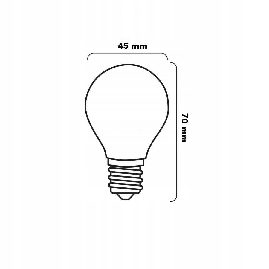 Żarówka Kulka G45 25W E27 Matowa