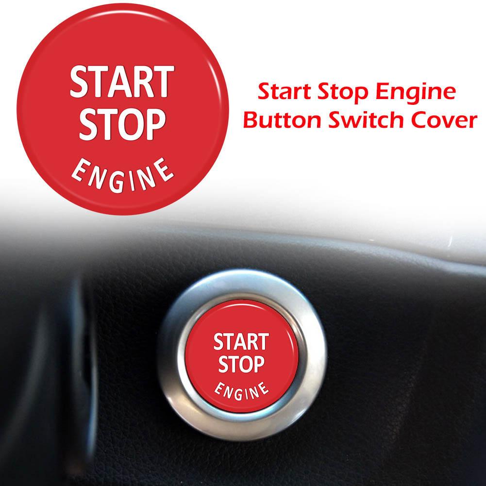 Кнопка переключения старт-стоп двигателя автомобиля Замена крышки для BMW 1/3/5 серии E87 E90/E91/E92/E93 E60 X1 E84 X3 E83 X5 E70 X6 E71 Z4