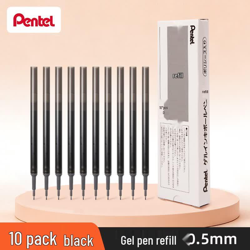 Сменные стержни для гелевой ручки Pentel 0,5 мм, быстросохнущие
