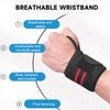 Gym Wrist Brace Lifting Wrist Strap with Thumb Loop Fastener Tape Design Soft Carpal Tunnel Arthritis Pain Relief Wrist Protector Strap