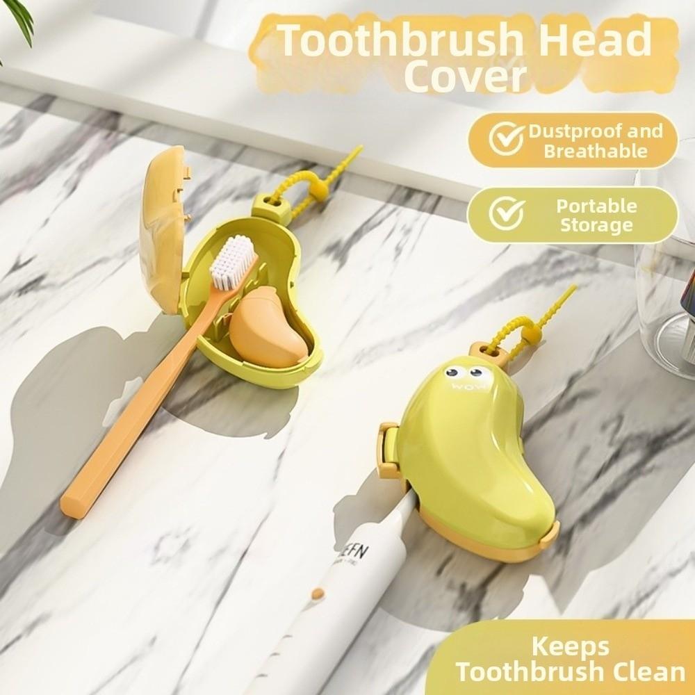 Portable Toothbrush Case Cap Brush Protect Toothbrush Dust Cap Cover for Bathroom Supplies