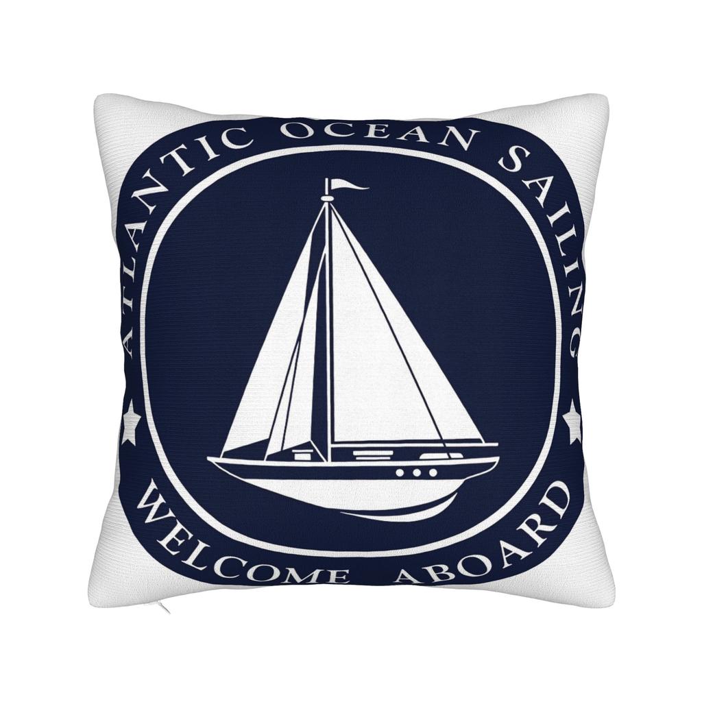 Nordic Dark Blue Nautical Collection Pillow Cover Custom Cushion Cover Funny Pillow Case For Living Room Chair