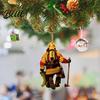 Interior Rearview Pendant Christmas Tree Firefighter Ornament with Lanyard Widely Used Decoration Car Mirror Hanging Fireman Uniform