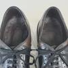 70s-80s Vintage Goodyear Welt Saddle Shoes Men’s 9.5 27.0-27.5 Brown Pebble Leather(USED)