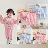 Kids Casual Long-Sleeve Set, Comfortable Daily Wear Outfits