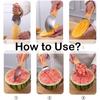 Multifunctional Mango Peeler Stainless Steel Mango Watermelon Cantaloupe Avocado Peeling Knife Fruit Kitchen Tool