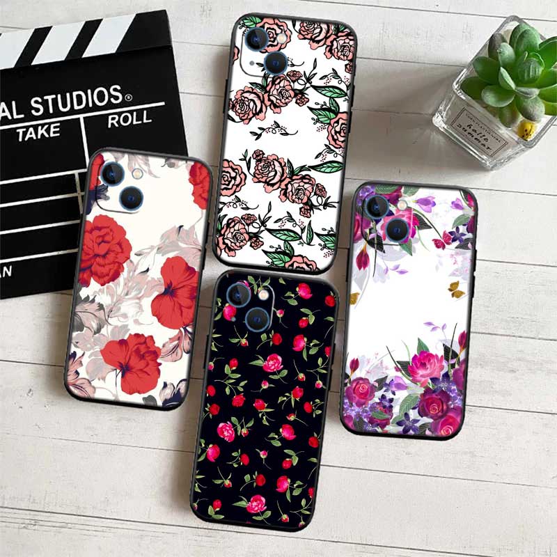 NH24 Цветы роза Розовый чехол для телефона для Samsung Galaxy S20 S21 S22 Ultra FE + Plus A21S A22 A24 A25 A26 A30 A30S A31