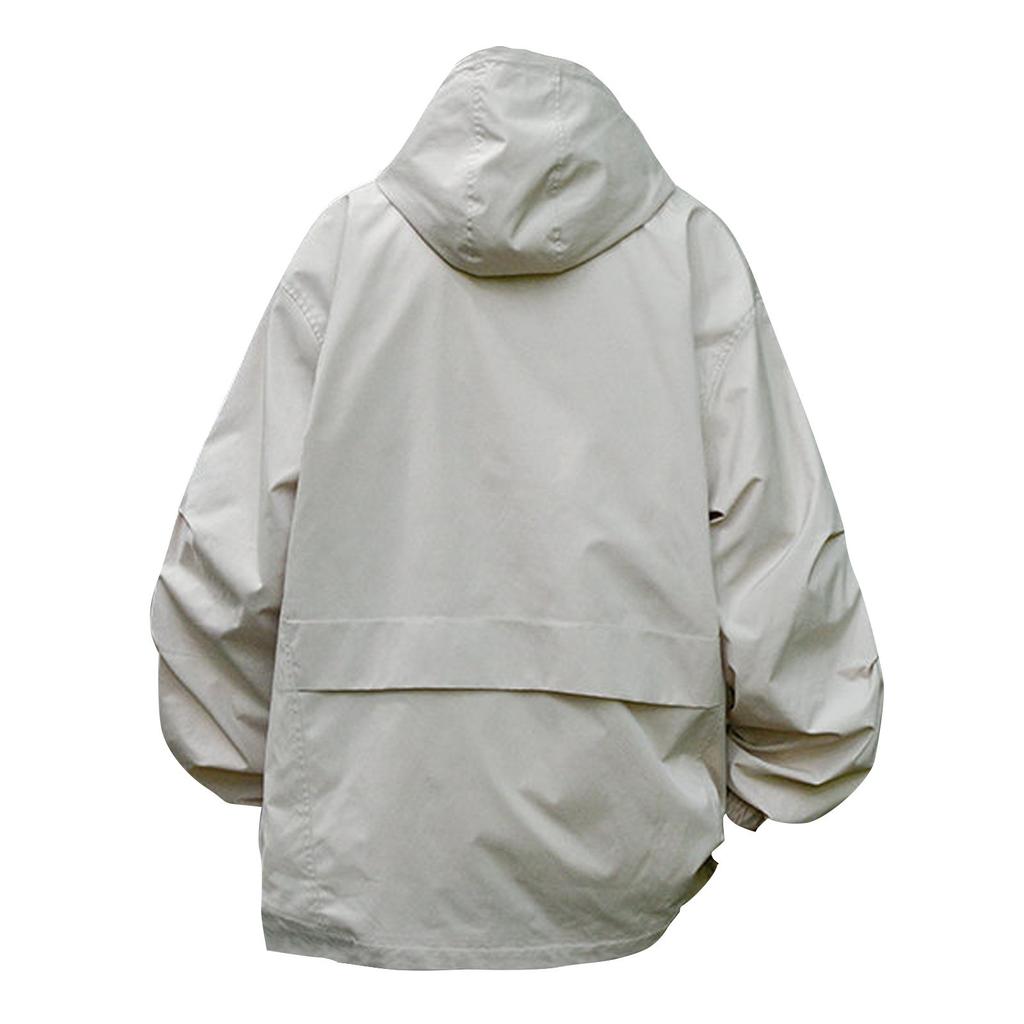 Мужская повседневная спортивная куртка Водонепроницаемая Легкая с капюшоном Для пеших прогулок Гольфа Дождевики С карманами