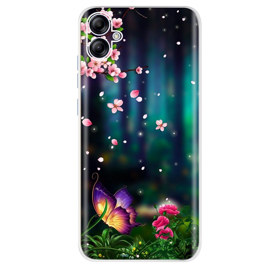 Для Samsung Galaxy A04e A04 A04S 2022 Милый чехол для телефона с принтом Для SamsungA04 A 04 04e SM-A042F A045F Мягкие силиконовые TPU чехлы