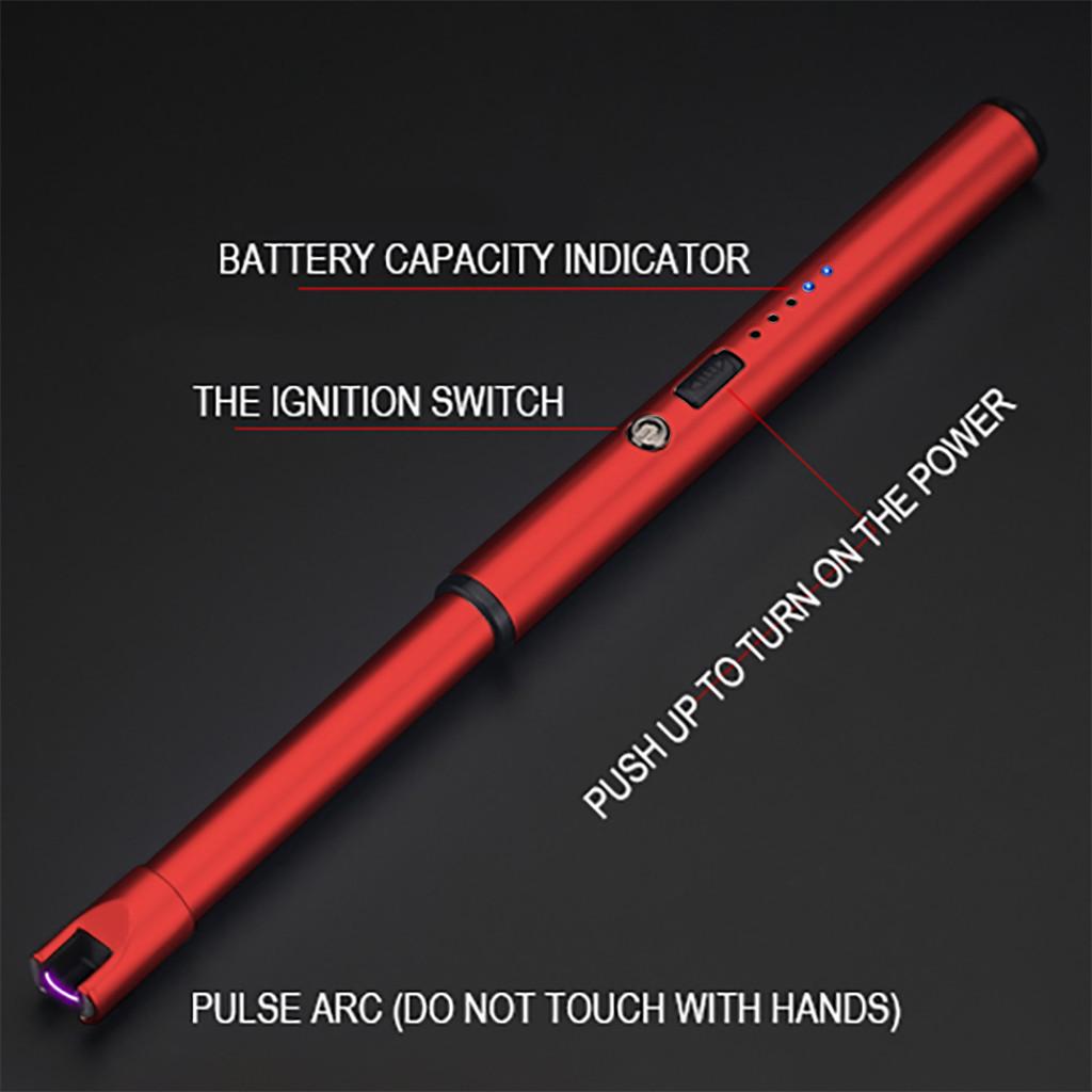 (Projector)USB Charging Igniter Kitchen Igniter Outdoor Barbecue Camping Lighter