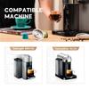 i Cafilas UE2401 Nespresso Coffee Capsule Converter Многоразовый 304 Нержавеющая сталь Совместимость с Delonghi ENV135, Vertuoline Vertuo GCA1