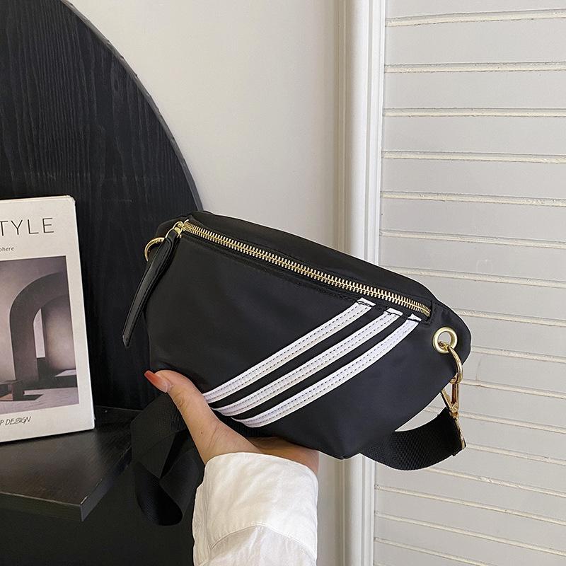 Oxford Cloth Breast Bag Women's Oblique Straddle Bag 2025 Spring and Summer New Trendy Brand Fashion Shoulder Backpack Sports and Leisure Small Bag