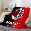 Custom Name Bantams Football Club Crest blanket for Couch & Bed, Plush Cozy Fuzzy Blanket Super Soft & Warm Blankets for Fall and Winter. 0908248