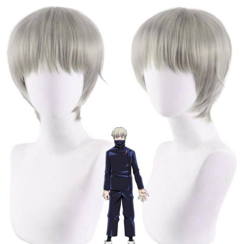 30 см аниме дзюдзюцу кайсен тоге инумаки парик косплей костюм термостойкие синтетические волосы мужские и женские парики