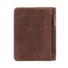 Wallet Men's High-end Retro Men's Bag with Multi-slot Zipper Genuine Leather Wallet