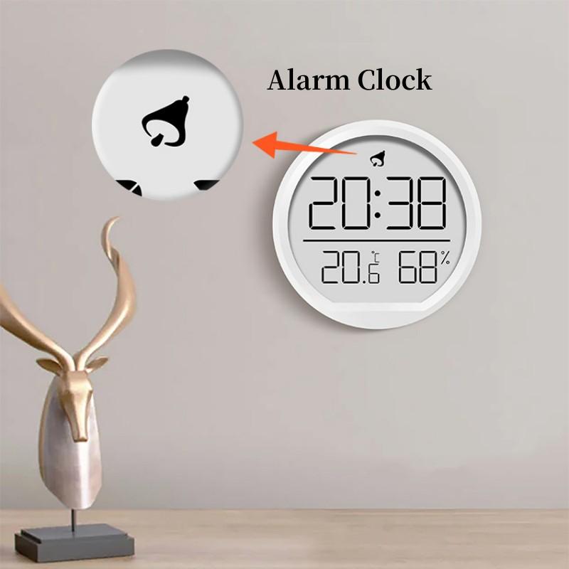 Мини-будильник с температурой, влажностью, датой и временем, 12/24-часовой электронный кухонный настенный холодильник с магнитным ЖК-дисплеем