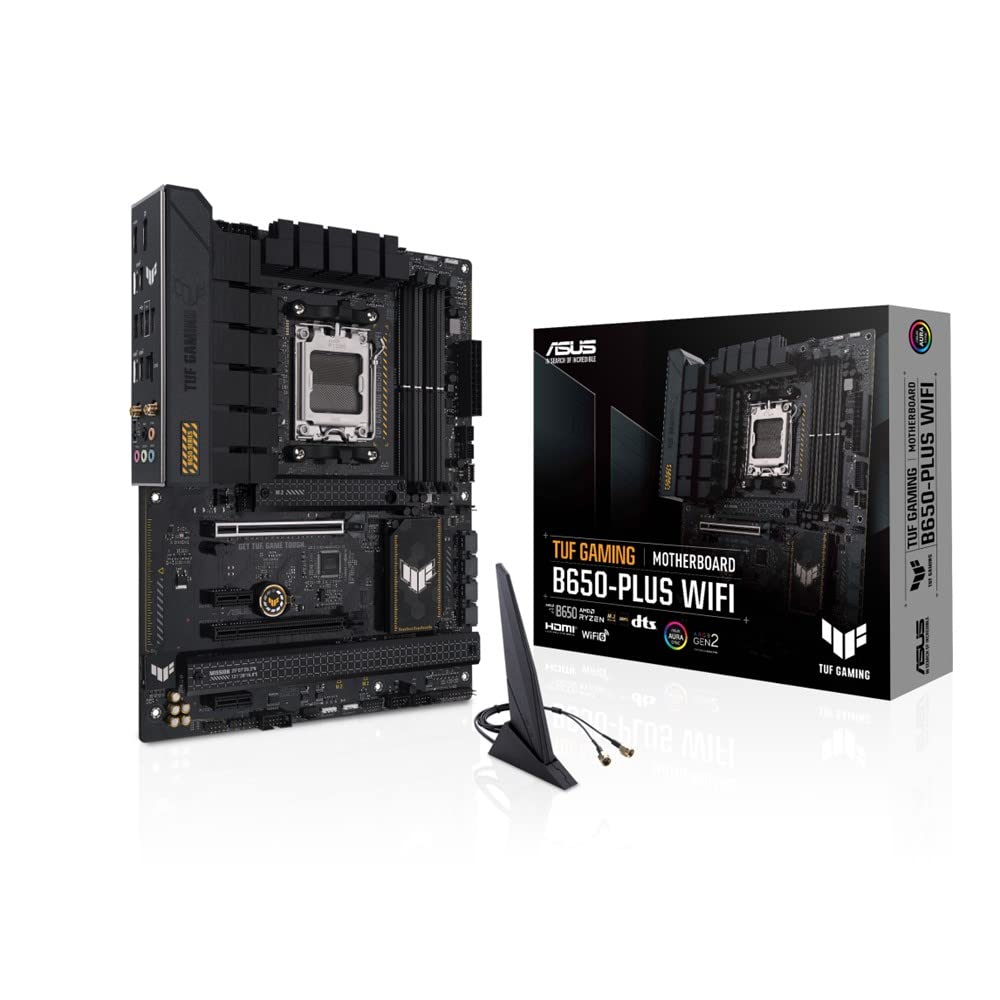 Asus TUF GAMING WIFI AMD Ryzen 7000 Series AM5 Compatible B650 Equipped ATX Authorized Distributor Product B650-PLUS Motherboard/domestic
