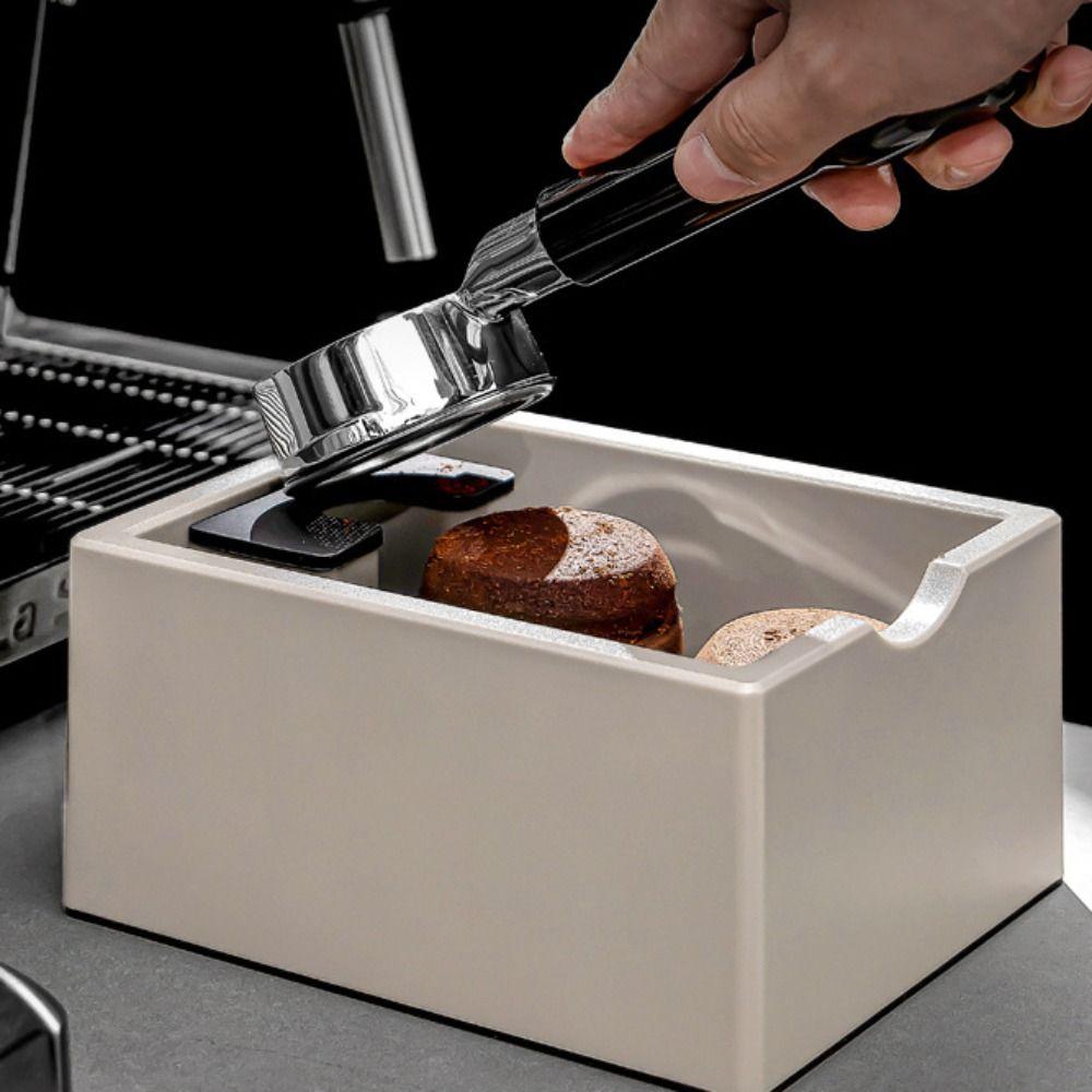 Thickened Espresso Grounds Container Anti Slip Base Coffee Knocking Slag Bucket Barista