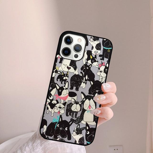 Чехол для телефона с французским бульдогом в маске Для iPhone 17 Air 16 15 14 Plus apple 16 11 12 13 Pro Max coque