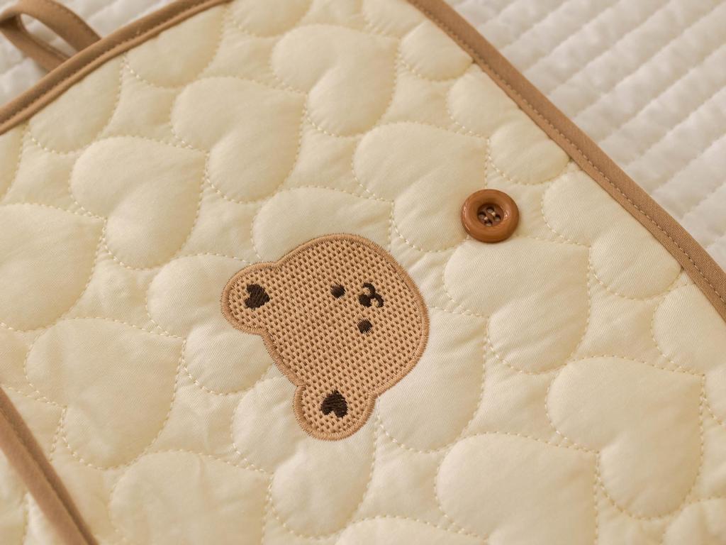 Korean Portable Foldable Cute Embroidered Baby Incontinence Pad