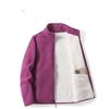 Lamb Fleece Jacket Women's Polar Fleece Coat Autumn and Winter with Fleece Thickened Thermal Top Cardigan
