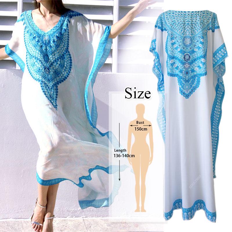 Женская пляжная туника свободного кроя