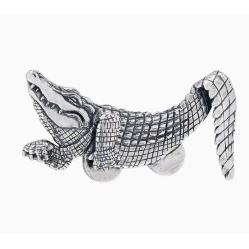 Изысканная и Креативная Брошь в виде Животного Крокодила Мужская и Женская Традиционная Ретро Джентльменский Костюм Пиджак Воротник Ювелирное Изделие Высокого Класса