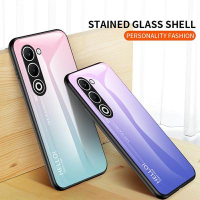 Для Oppo A5 5G Чехол Защита от царапин Закаленное стекло+ПК+ТПУ Чехол для телефона