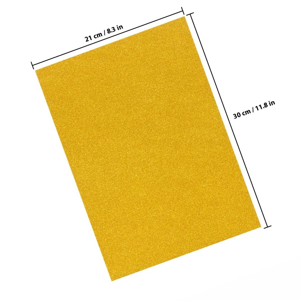 10Pcs Sparkling Glitter Paper Sheets A4 Size for Crafts DIY Cards Scrapbooking Holiday Decoration Heavyweight Shiny Paper