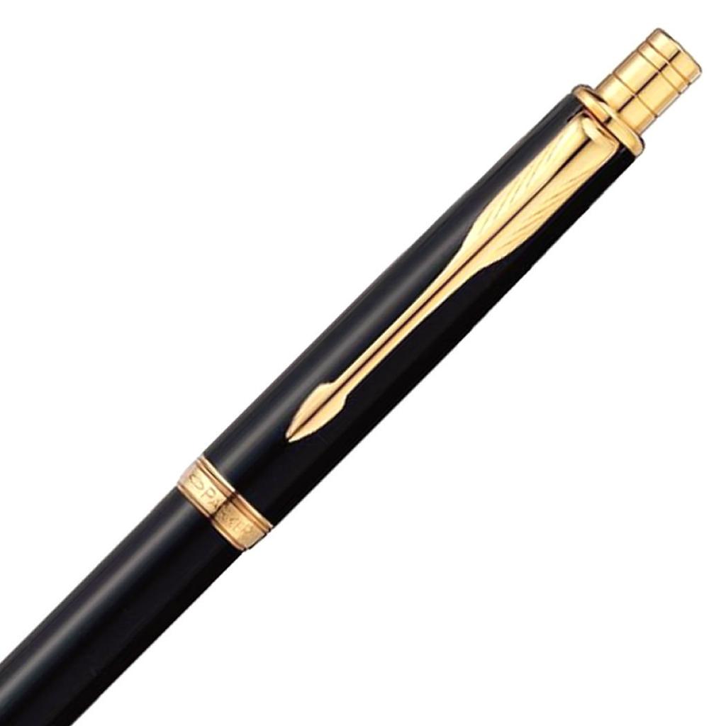 PARKER Sonnet Rack Black GT Ballpoint Pen and Mechanical Gift Officially S111306020 3-in-1 Multi-Function Pen, 2-Color (Red Black) & Pencil, Boxed,