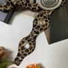 Leopard Women's Rivet Belt Gothic Dress Jeans Belt Fashionable Leather Waistband  Streetwear