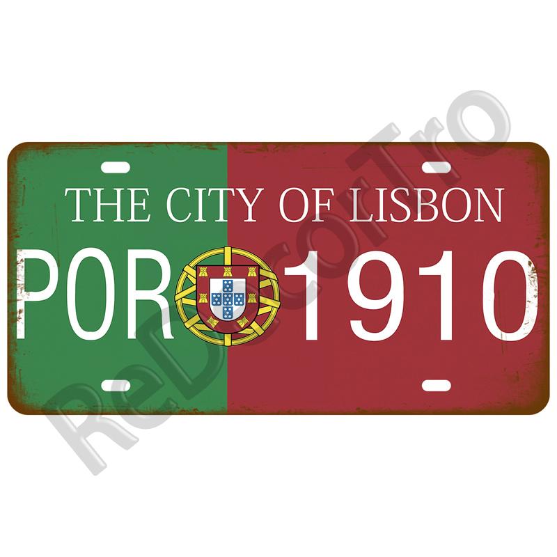 Retro Landmark Country Metal Sign Tinplates Plate Plaque Metal Vintage Tin Sign Home Decor For Man Cave Bar Pub Club Decoration