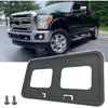 Рамка для переднего номерного знака для Ford F250 F350 F450 F550 Super Duty 2024 2025 2026 Без сверления Держатель переднего бампера для номерного знака Крепежный кронштейн Крышка