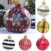 Christmas Festive Balloon Decoration Prints Crafts Toy Ball Outdoor Inflatable Fun 60Cm