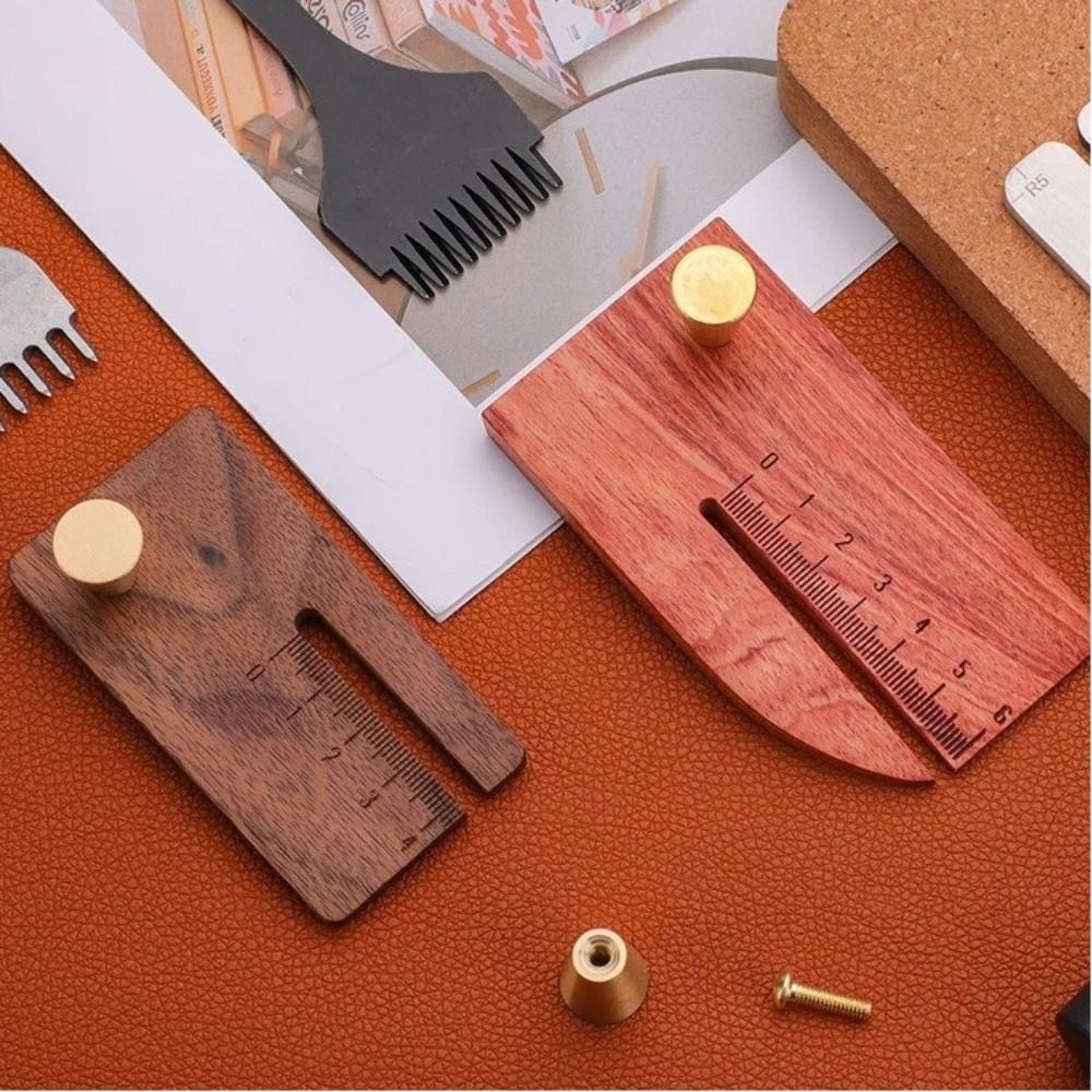 Multifunctional Wooden Leather Chopper Stainless Steel Punching Auxiliary Tool