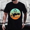 Men's T-shirt Casual Vintage Rocket Soccer Car Gamer Print Tshirts Summer O-neck T Shirt for Men Short Sleeve T-shirt Male Tops