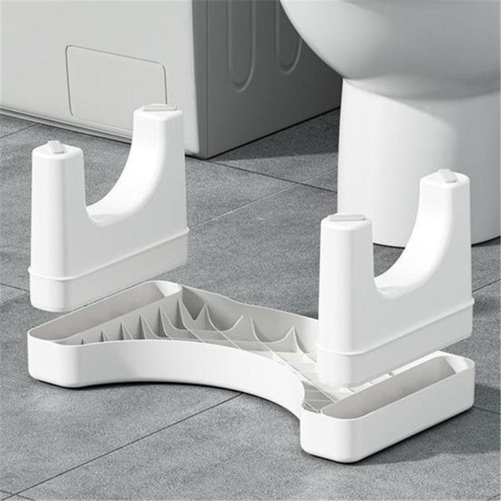 Табурет для унитаза Табурет для сидения на корточках Портативный пластиковый горшок для взрослых Пожилые люди Детская ванная комната Нескользящая Детская мытье рук Ноги