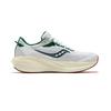 SAUCONY Triumph 21 Abrasion Resistant Breathable Low Top Training For Long Distance Running Shoes Men's White Green Saucony S20881-136