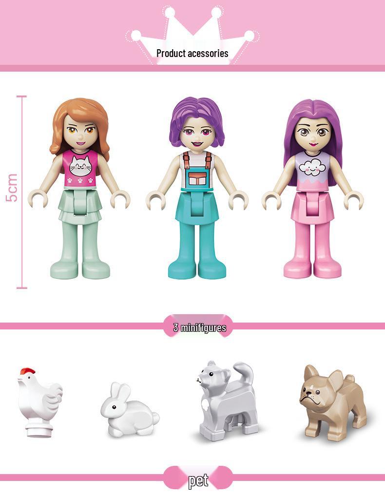 ChaoBao 7652 Совместимый с LEGO Конструктор для девочек «Замок, домик на дереве, вилла»