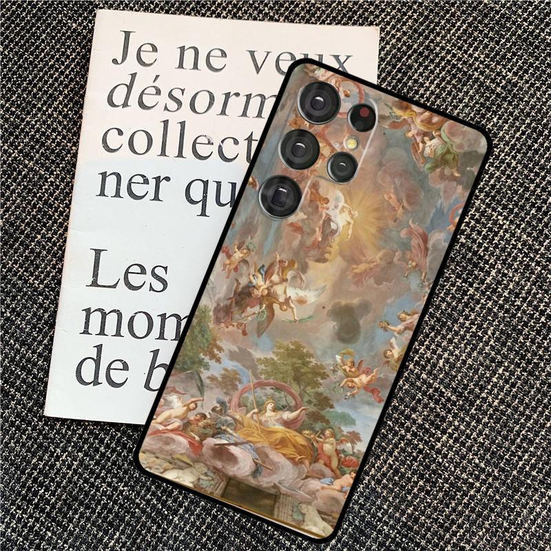 Чехол с ангелами эпохи Возрождения для Samsung Galaxy S23 Ultra S22 S20 S21 FE Note 10 20 Ultra S8 S9 S10 S24 Plus
