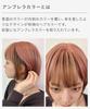 AQUADOLL Bob Short Wig with Umbrella Collar, Full Wig, Blonde, Pink, Free Size, JB1 (Orange Brown), wg349JB1