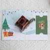 Yousheng 3D Christmas Fireplace Greeting Card Pop-Up Holiday Card for Festive Wishes Cozy Holiday Home Decoration