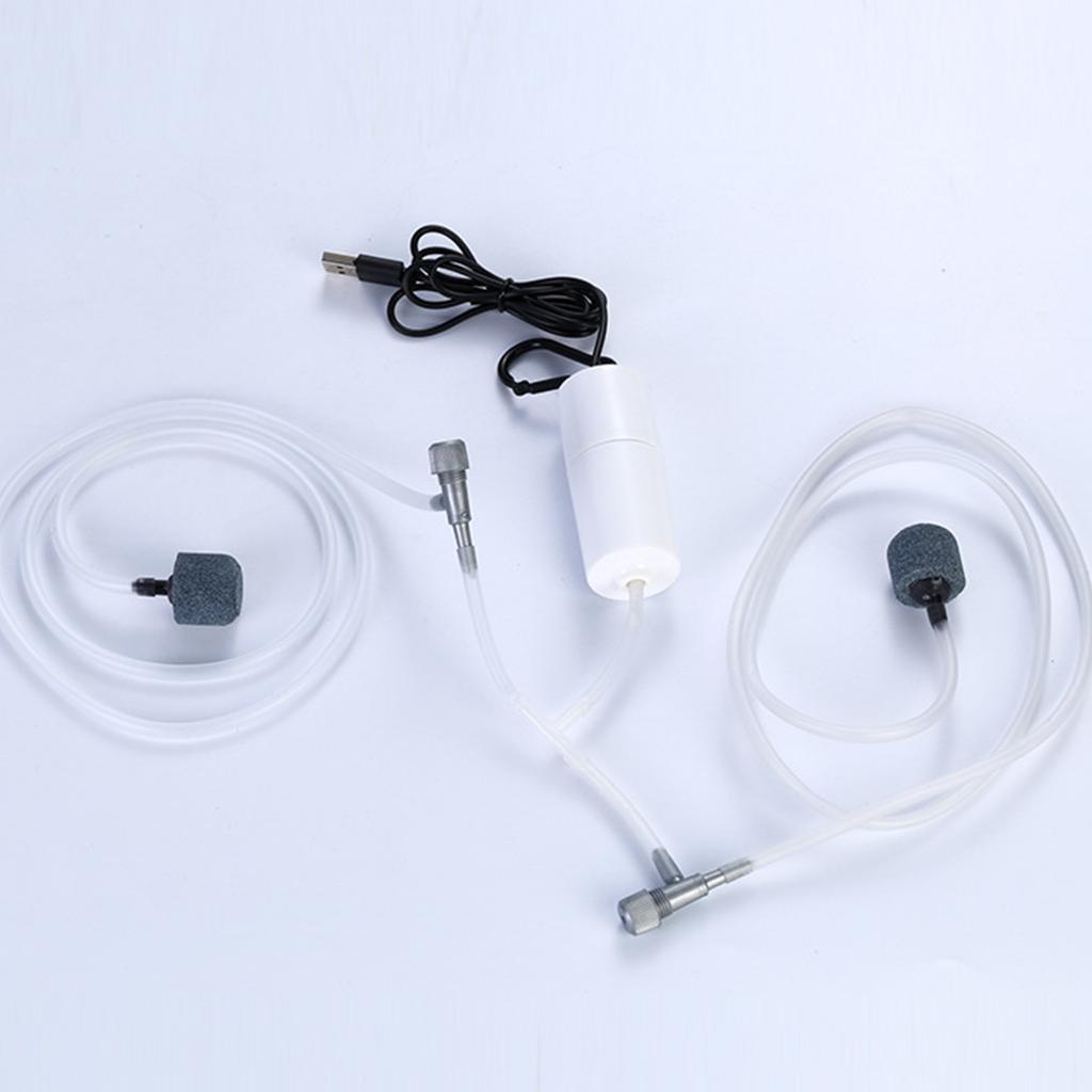 Oxygen USB Portable Fish Tank Fish Farming Aquarium Supplies Small Oxygen Quiet Fishing Aerator