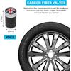 4 PCS Car Tire Valve Stem Caps, Leakproof Auto Rim Wheel Valve Stem Cap with O Rubber Seal, Dustproof Stem Covers for Car SUV Bike Truck Motorcycle,