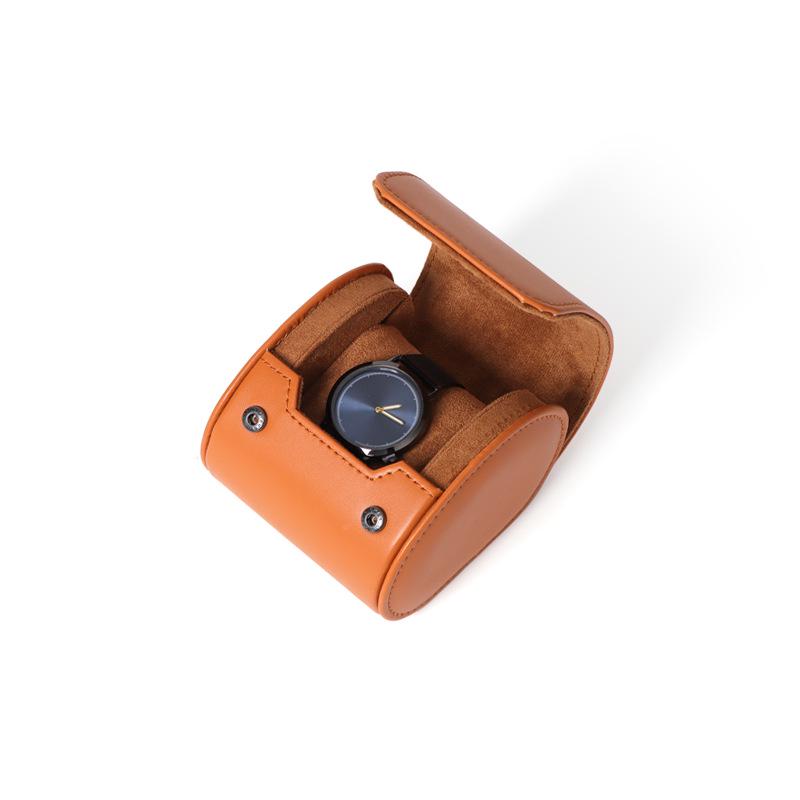 Роскошная мужская кожаная коробка для хранения и демонстрации наручных часов