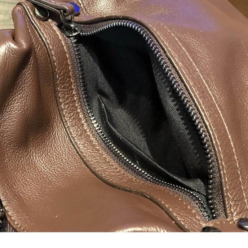 Johnature Высококачественная сумка на плечо из натуральной кожи, женский рюкзак, винтажный рюкзак большой емкости из мягкой яловой кожи, дорожный рюкзак