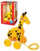 Игрушка-каталка BRIO Жираф, возраст 1+ (Тянущий автомобиль, игрушка-тягач, деревянная развивающая игрушка) 30200